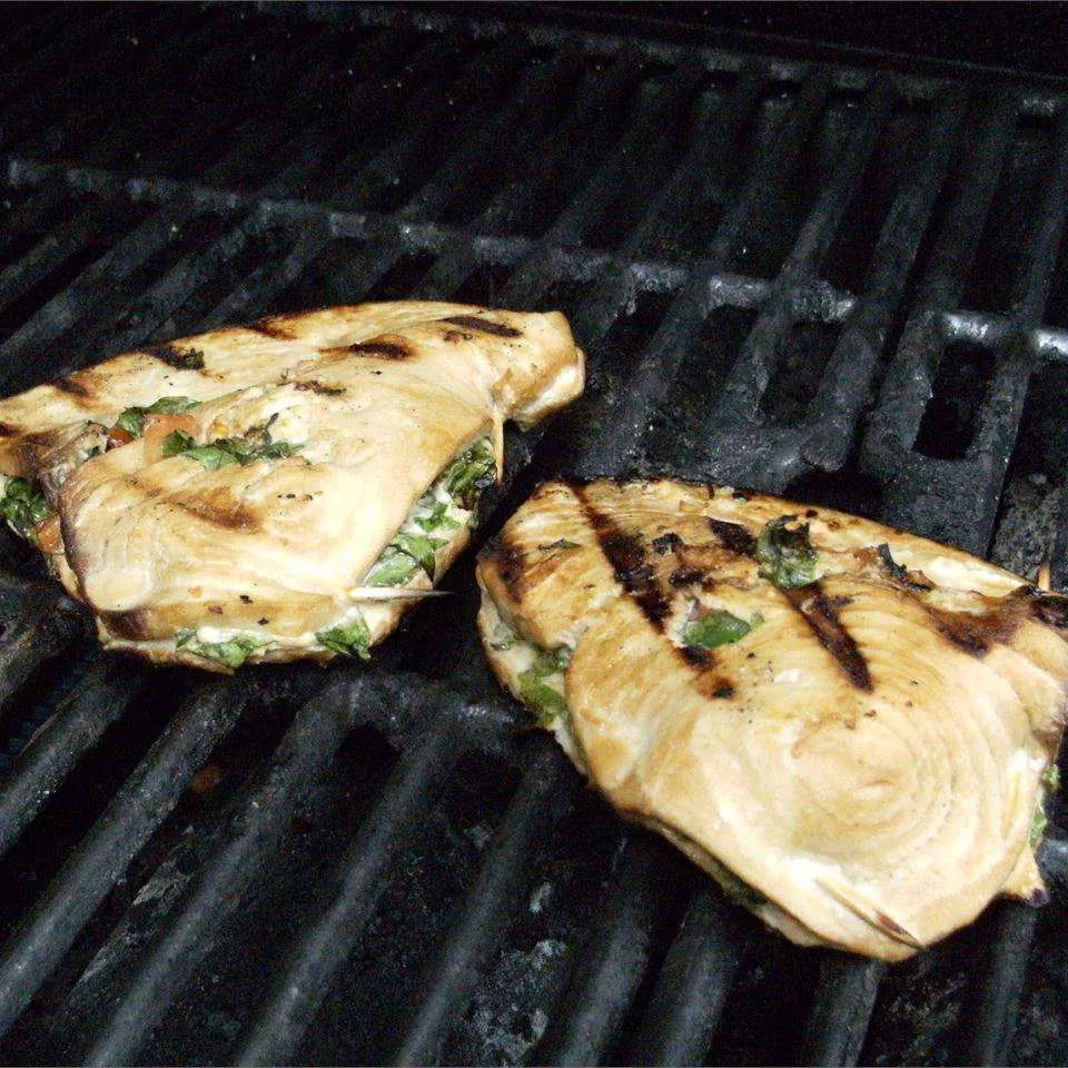 Grilled Stuffed Swordfish