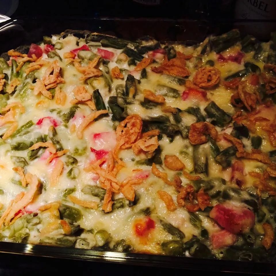 Swiss Cheese Green Bean Casserole