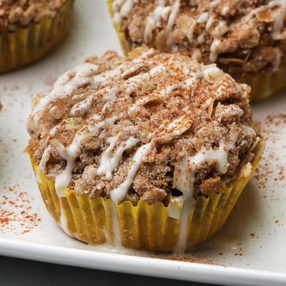 Banana Coffee Cake Muffins