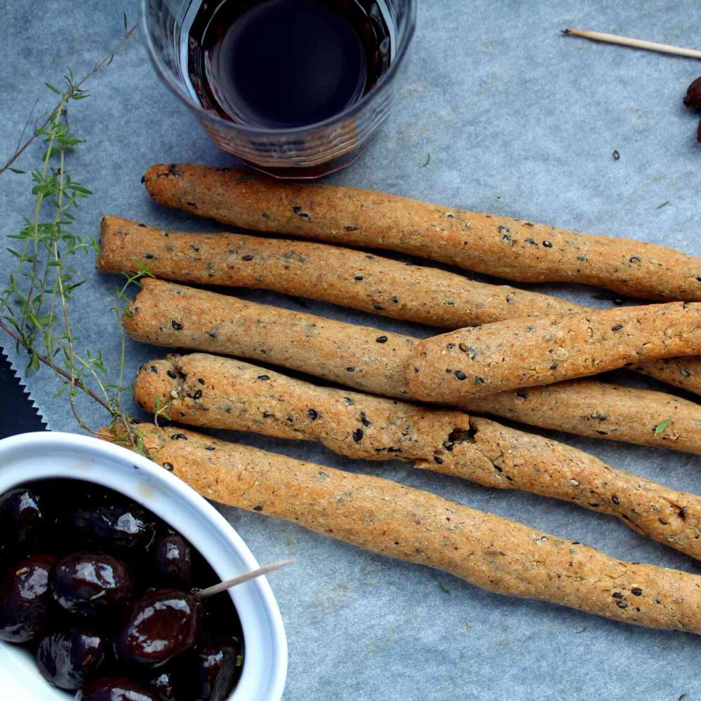 Buckwheat Grissini with Real Butter (Gluten Free)