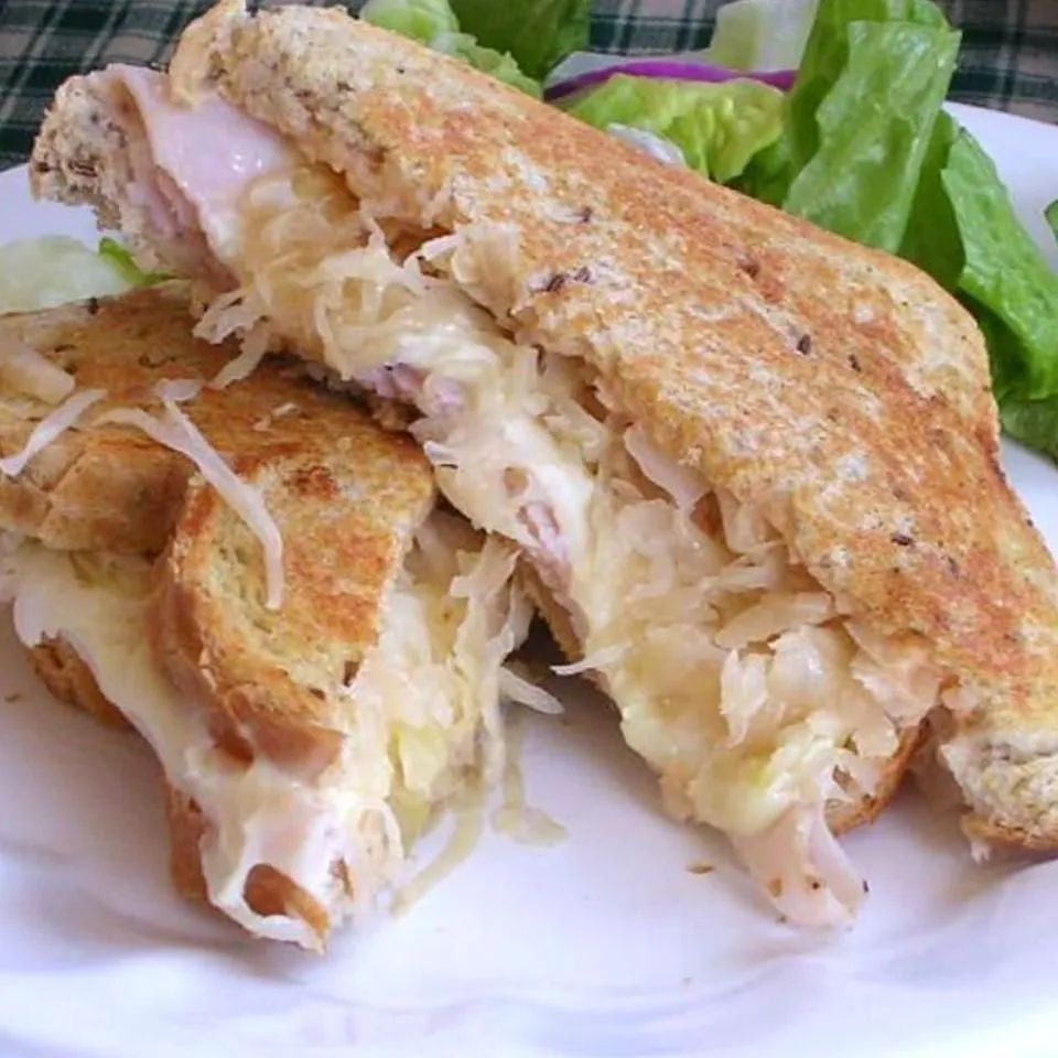 Grilled Turkey Reuben Sandwiches