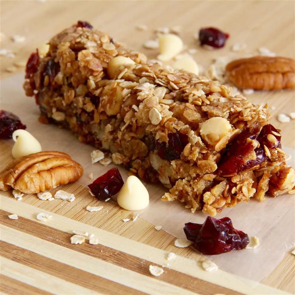 Cranberry Nut Oatmeal Granola Bars