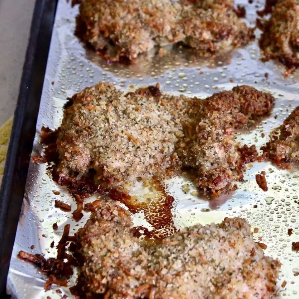 Baked Panko Chicken Thighs