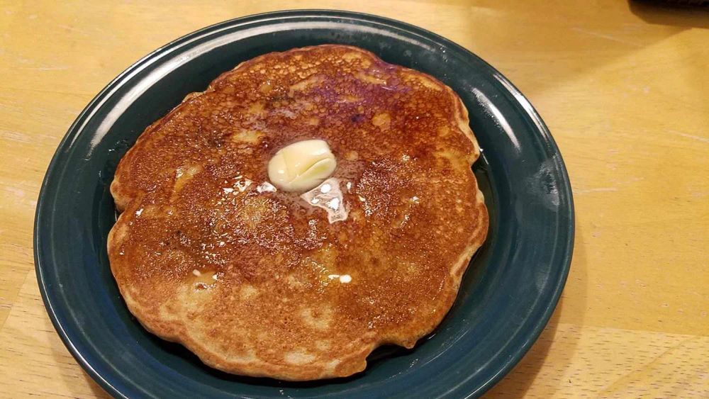 100% Whole Wheat Harvest Pancakes