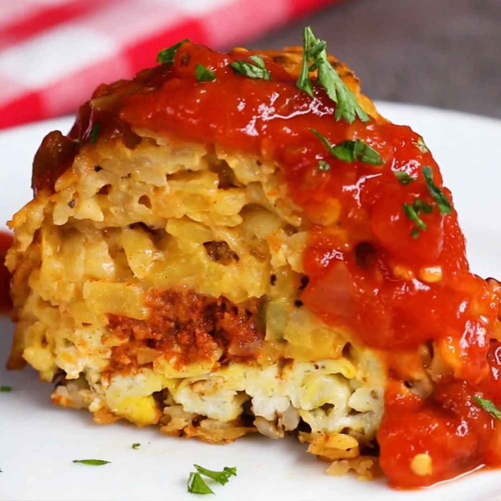 Queso Hash Brown Breakfast Ring