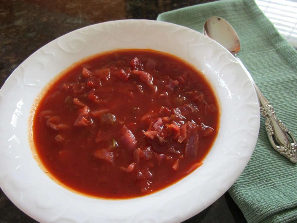 Sweet and Tangy Cabbage Soup