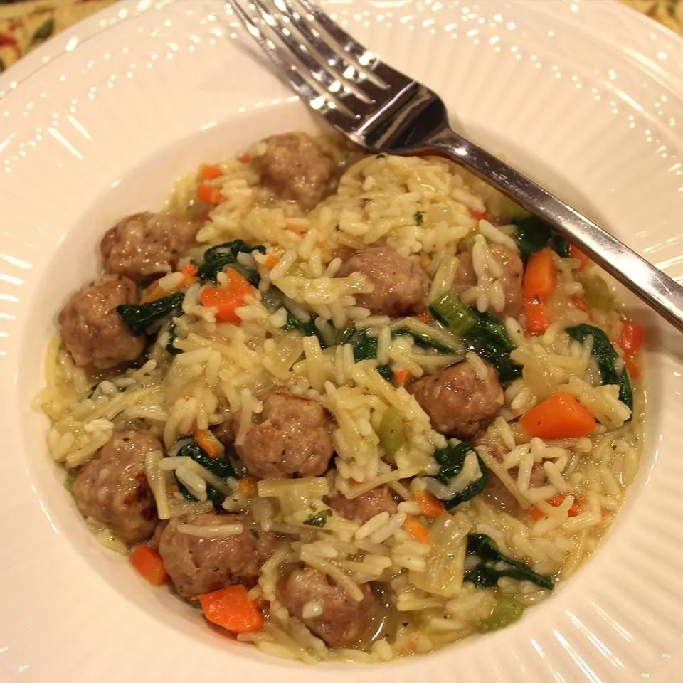 Italian Wedding Rice with Sausage