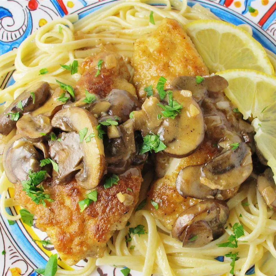 Mushroom Chicken Piccata