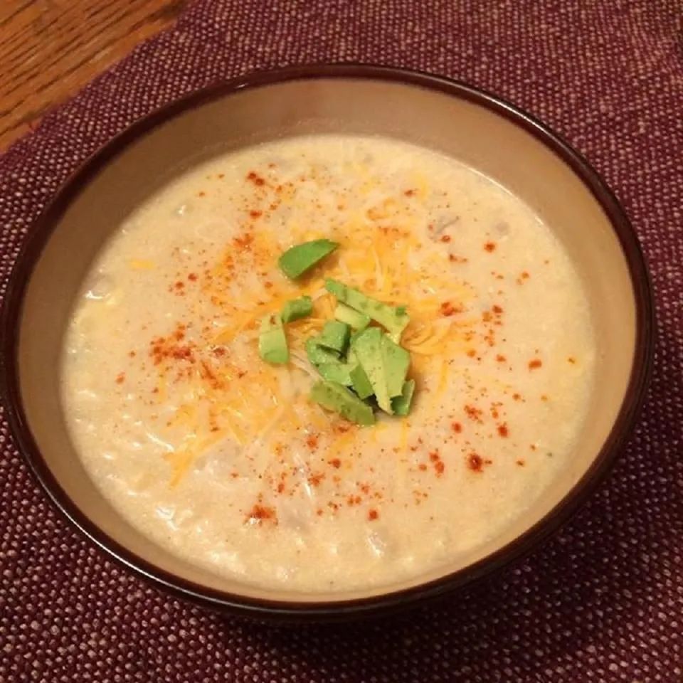 Potato Soup with Fish and Cheese