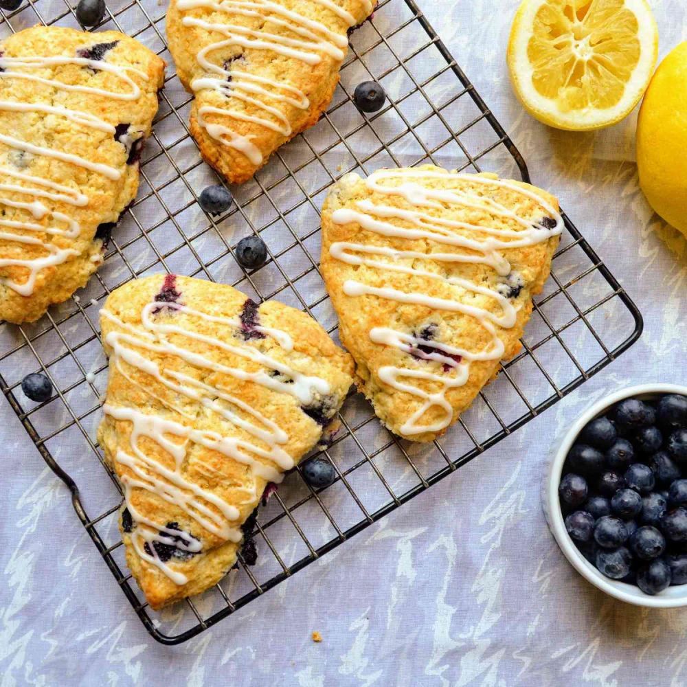 Lemon Blueberry Scones