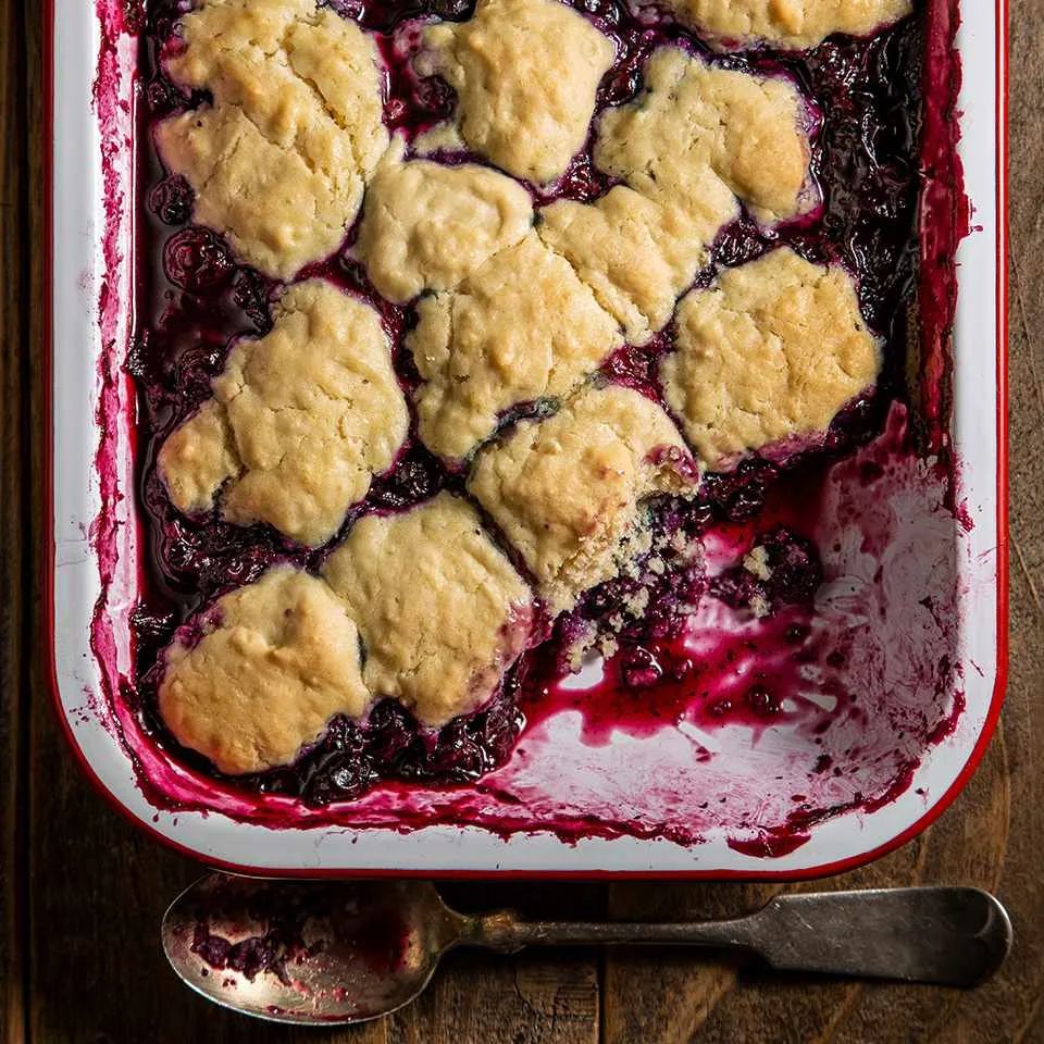 Lemon Blueberry Cobbler