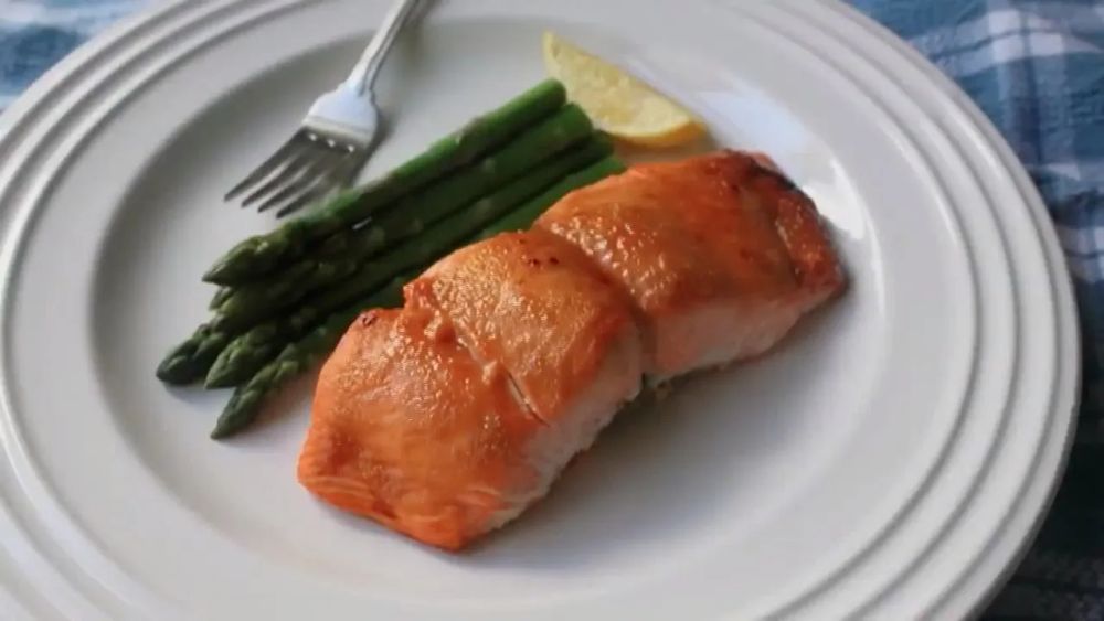 Miso Maple-Glazed Salmon