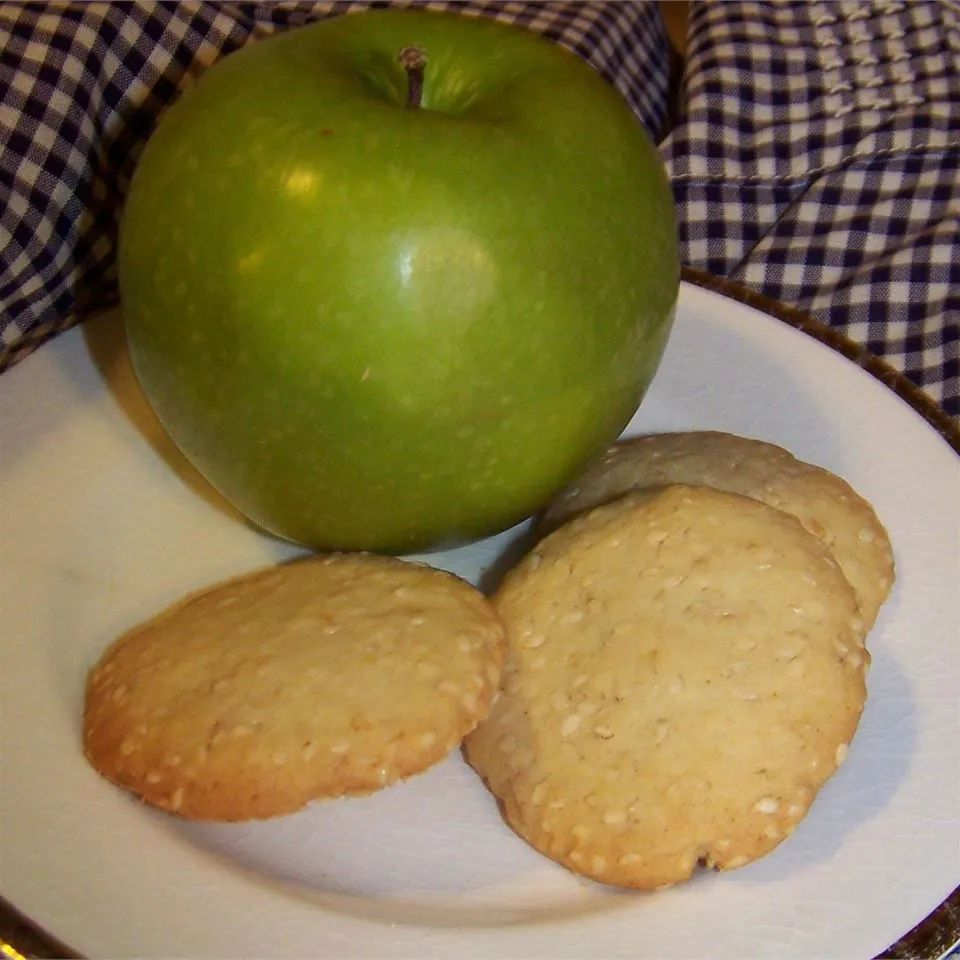 Golden Sesame Cookies