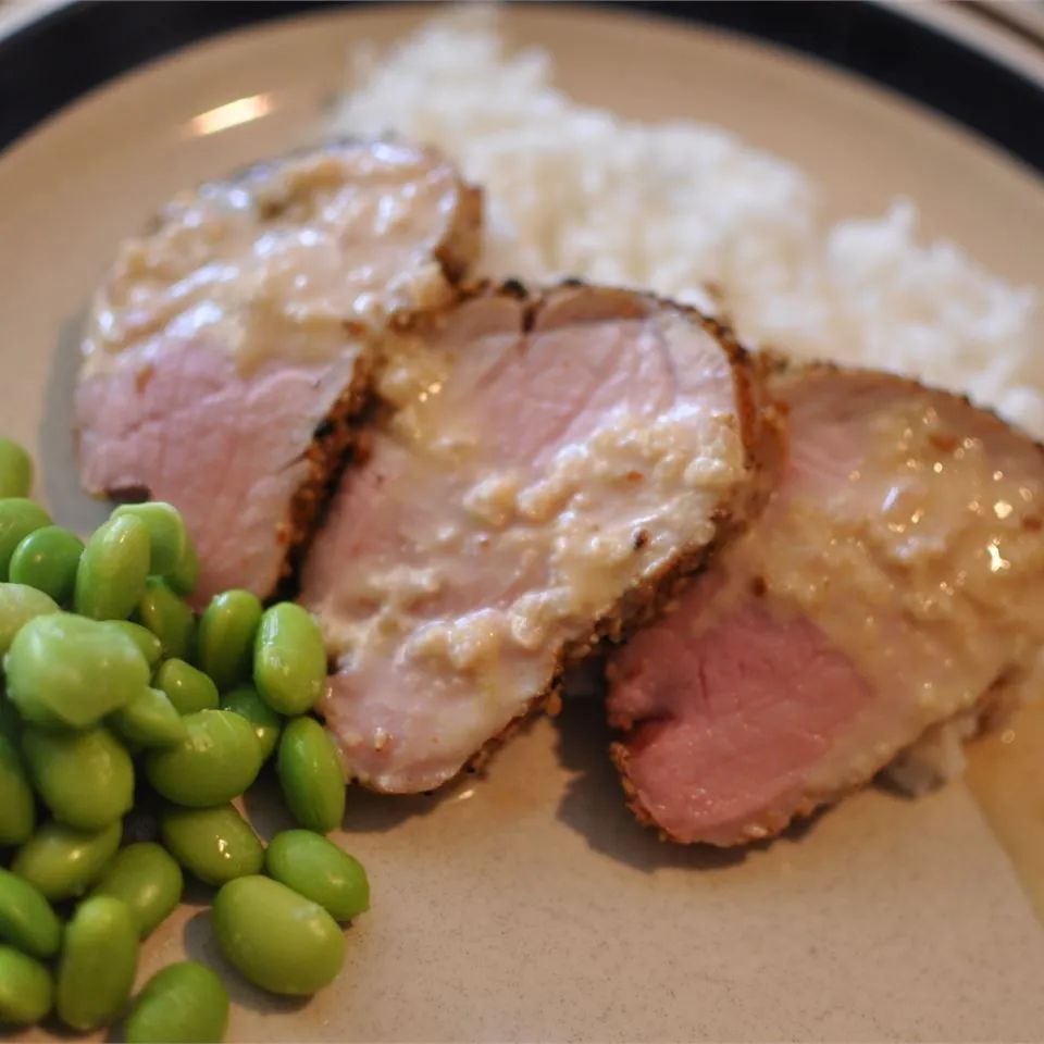 Shichimi-Seared Pork Tenderloin