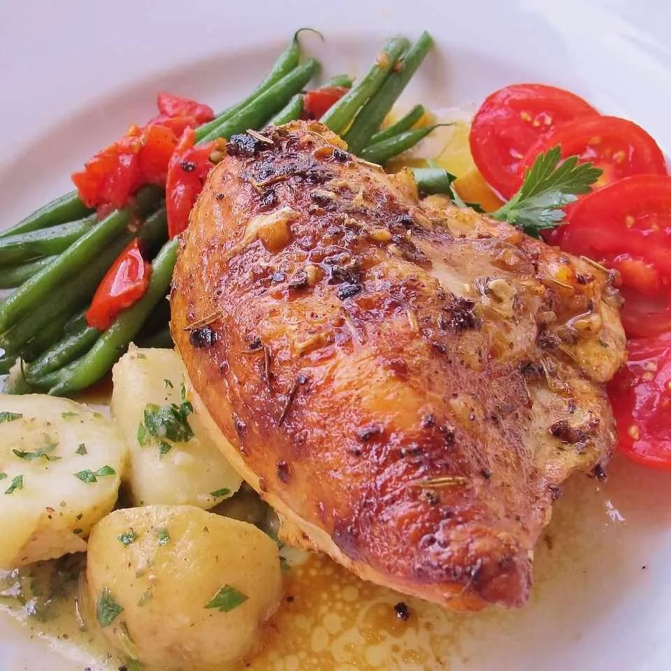 Chicken Breasts with Herb Basting Sauce