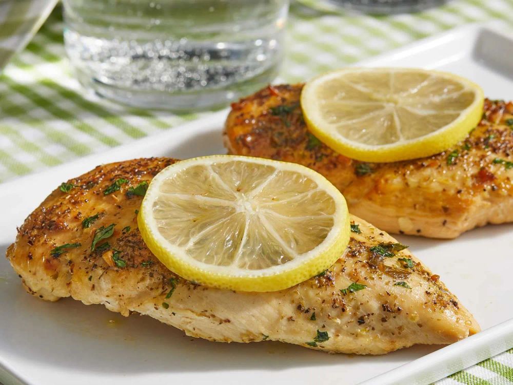 Slow Cooker Lemon Garlic Chicken