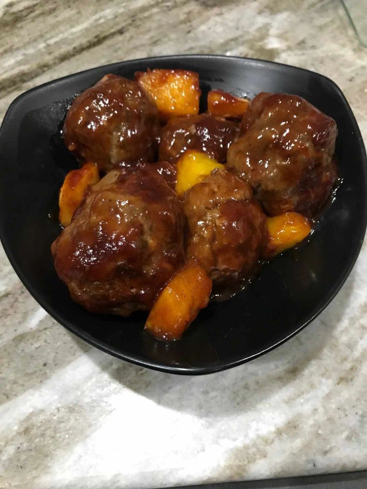 Tropical BBQ Meatballs