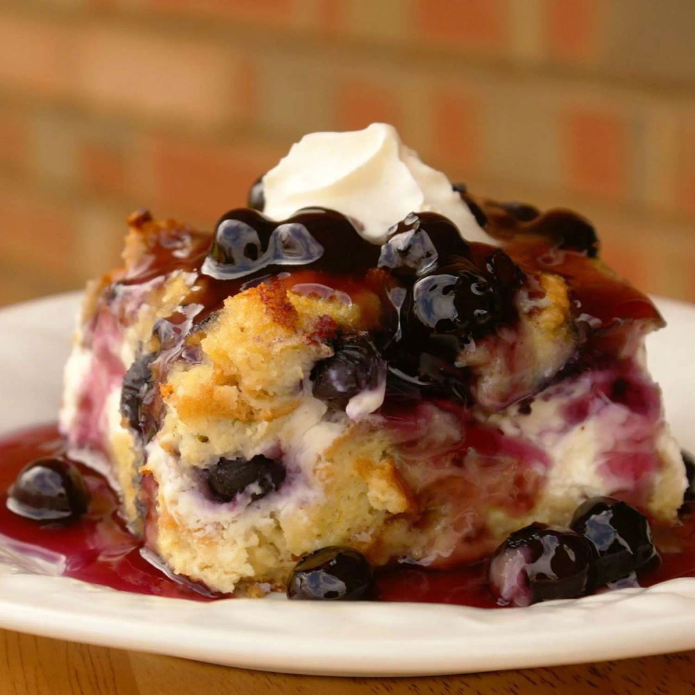 Overnight Blueberry French Toast