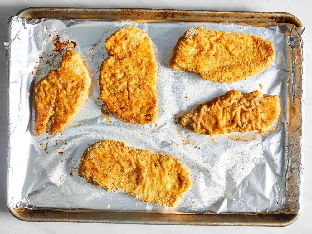 Baked Chicken Schnitzel