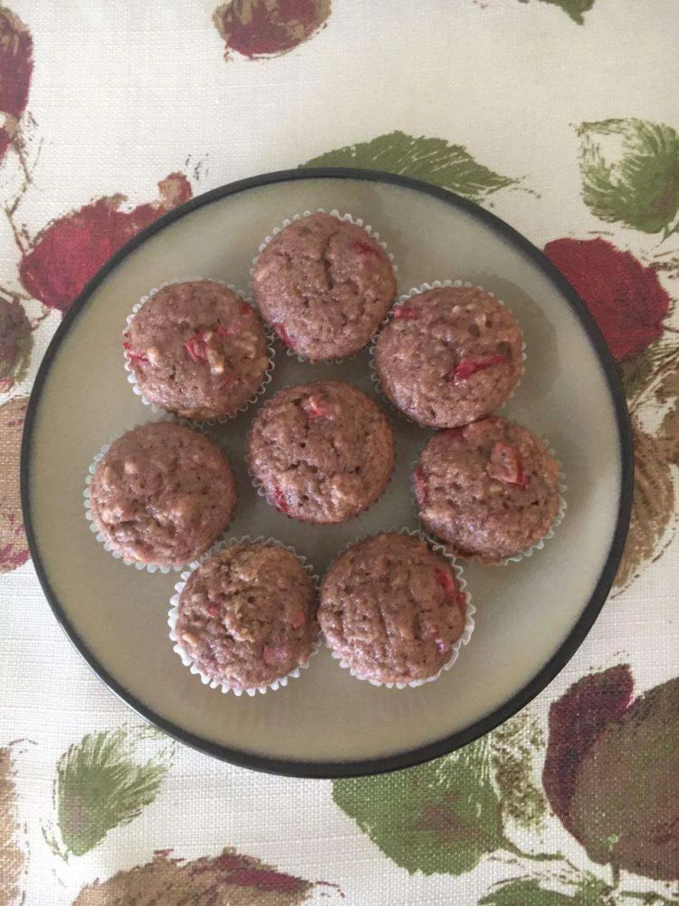 Nat's Vegan Strawberry Muffins