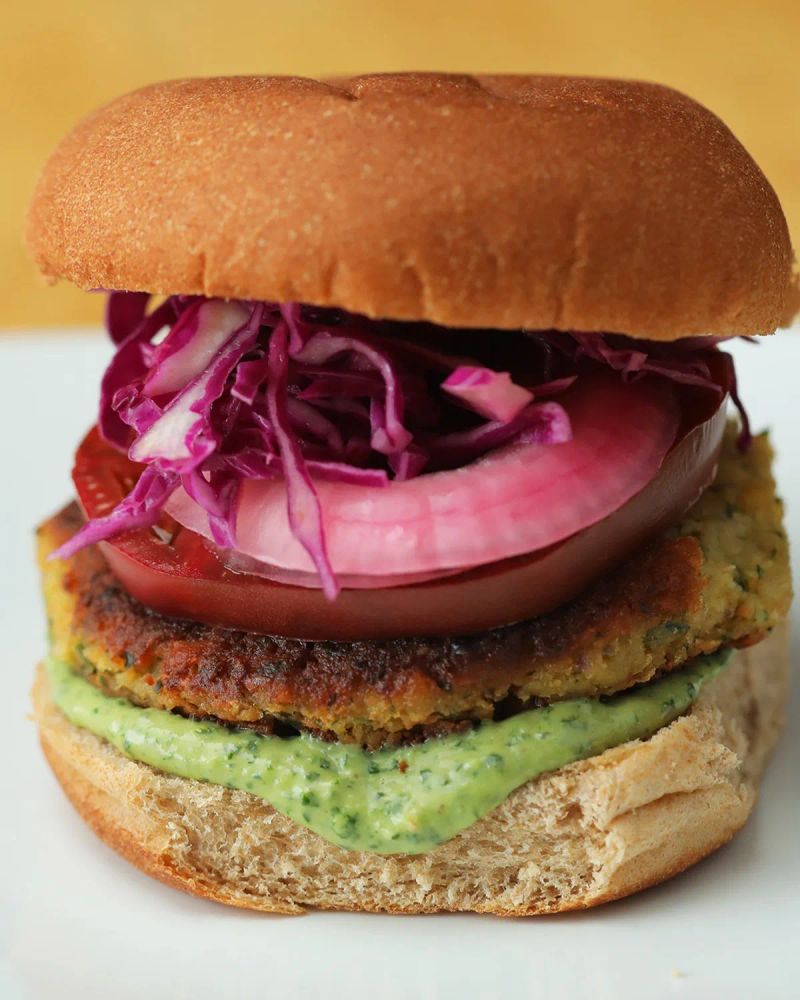 Top Chef Junior Falafel Burger