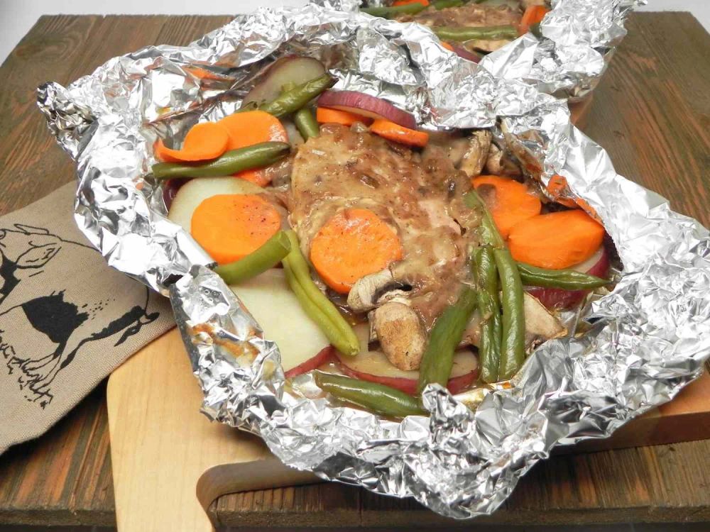 Pork Chop Foil Packets