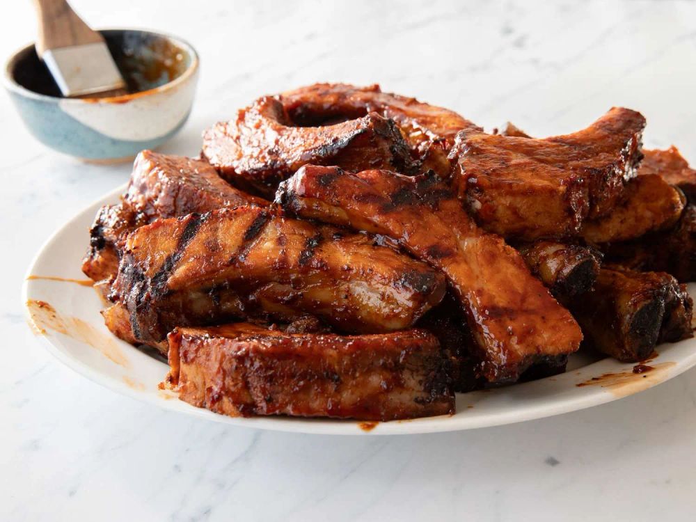 Easy Grilled Sticky Ribs