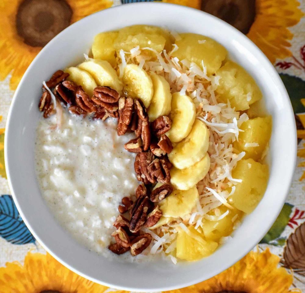 Hummingbird Cake Cottage Cheese Bowl