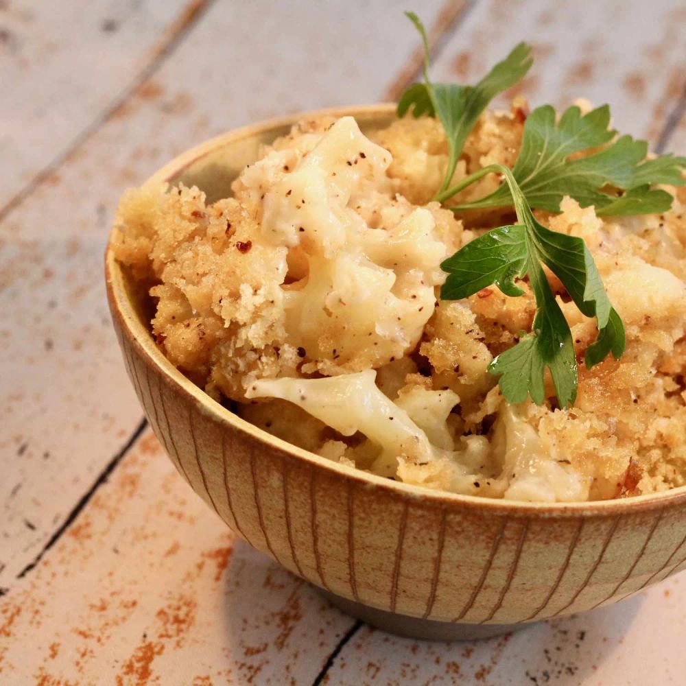 Creamed Baked Cauliflower