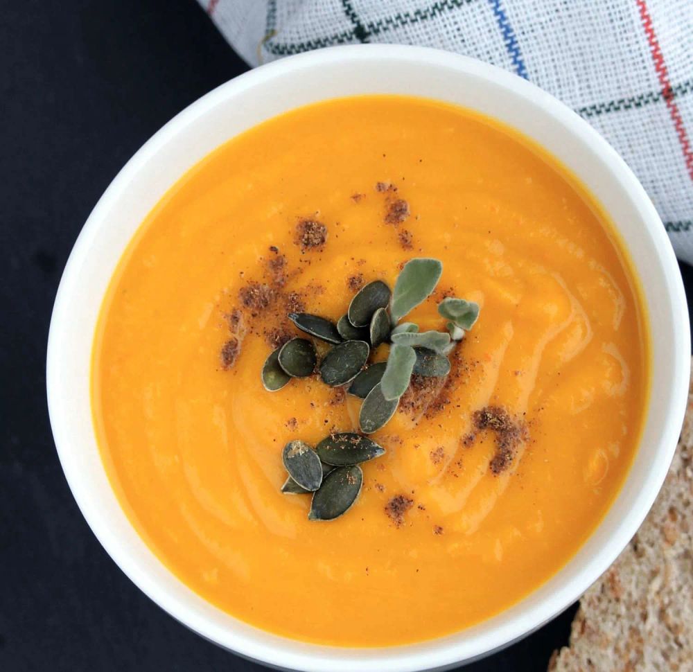 Pumpkin Soup with Coconut Milk