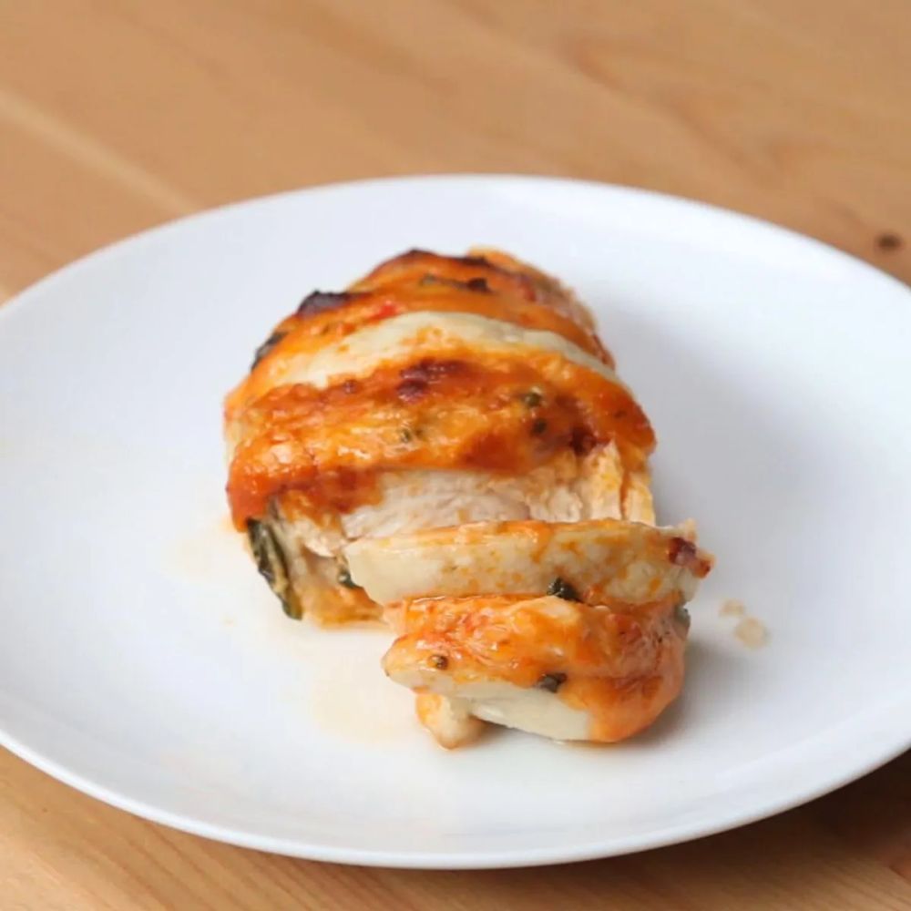 Basil And Pesto Hasselback Chicken