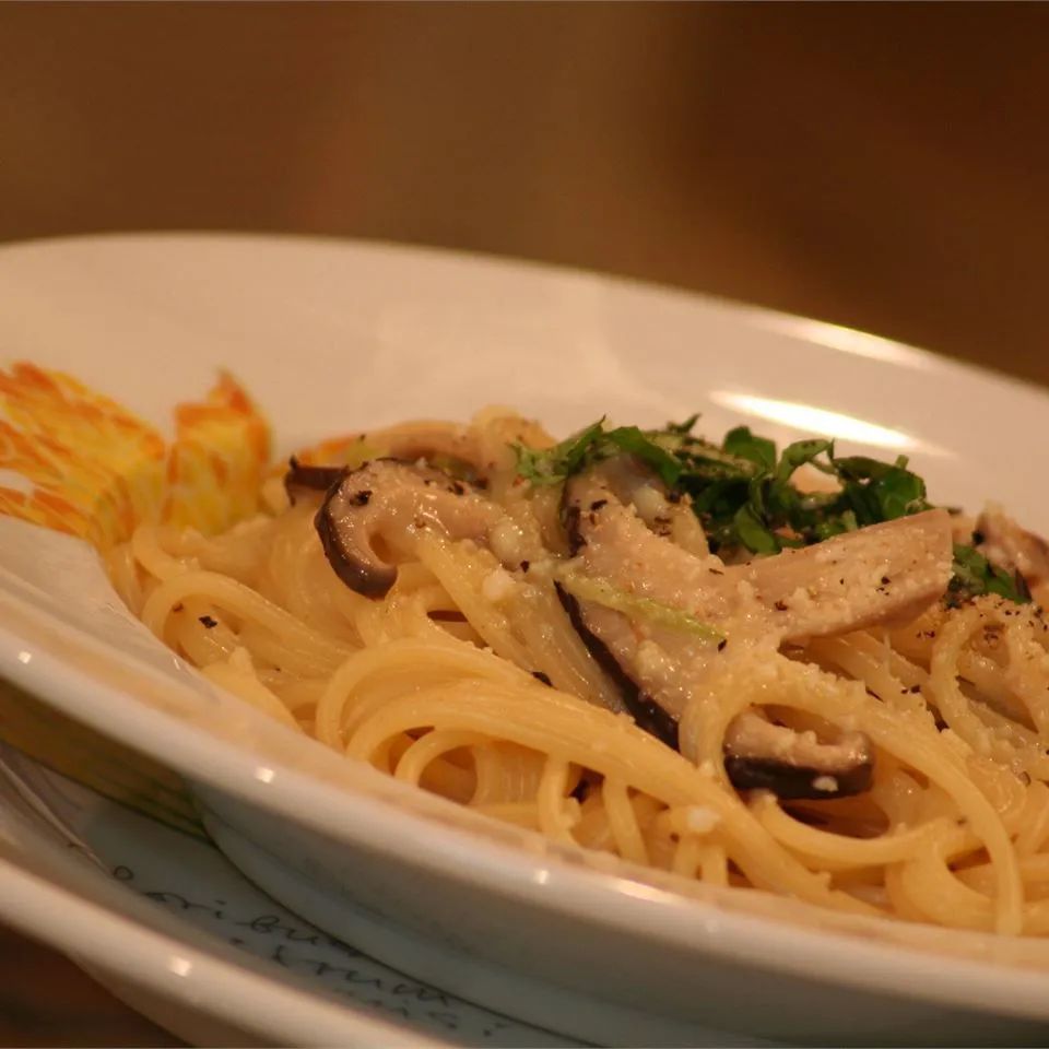 Shiitake Angel Hair Pasta