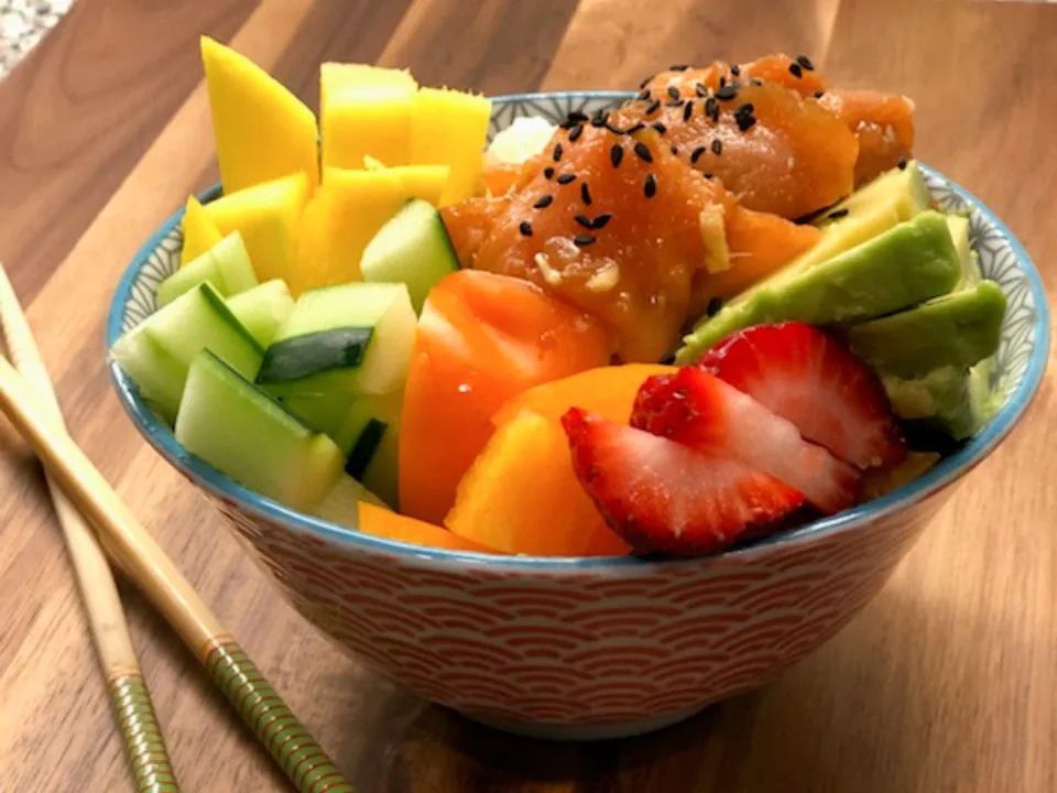 Smoked Salmon Poke Bowl