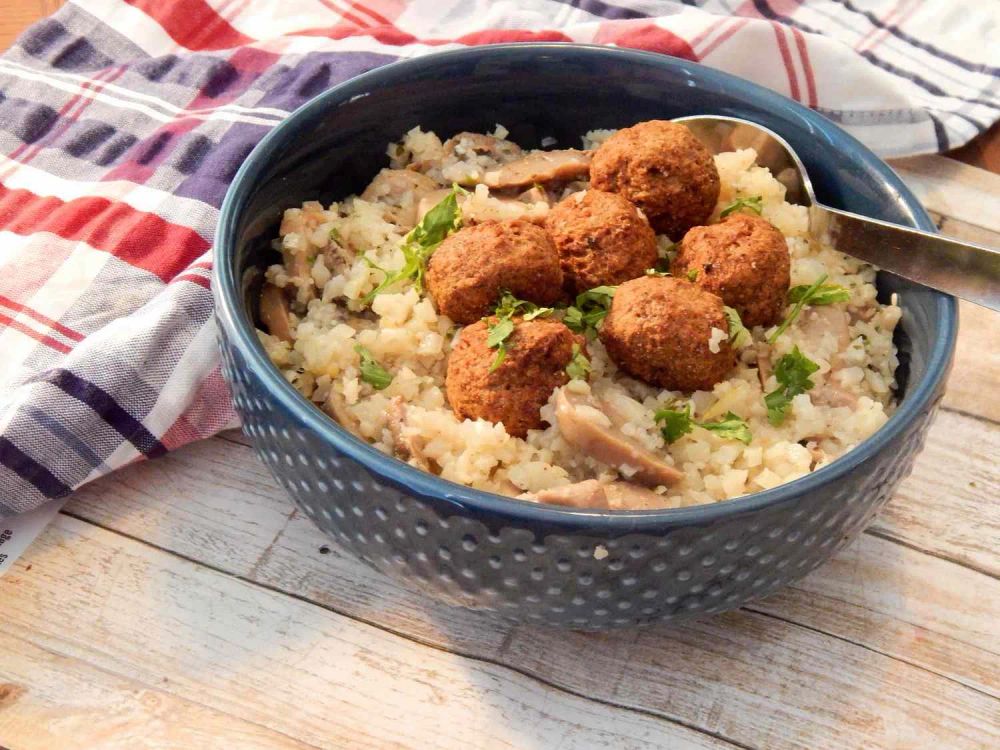 Cauliflower Rice Stroganoff