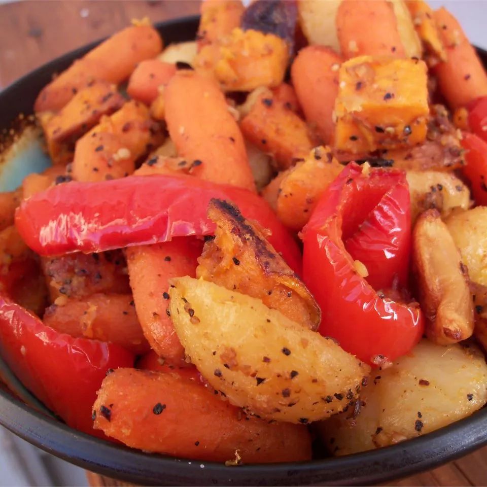 Absolutely Delicious Baked Root Vegetables