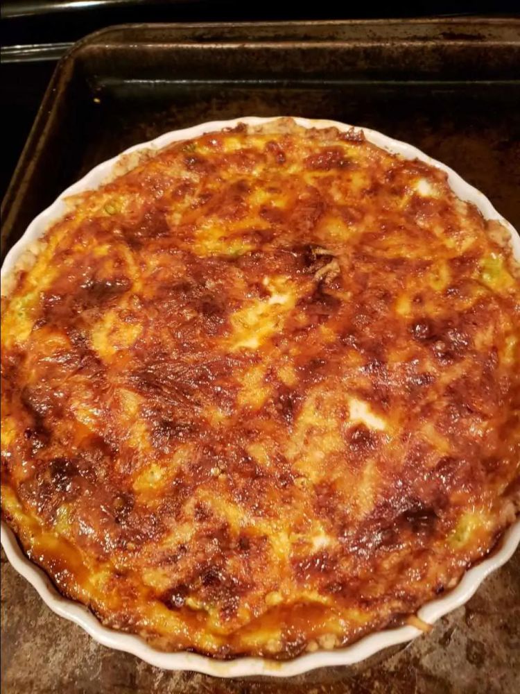 Bacon and Leek Quiche