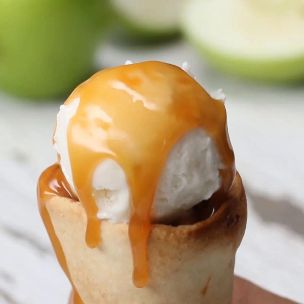 Apple Pie Cone