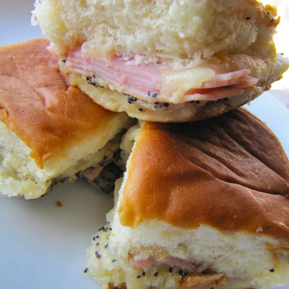 Easy Ham and Cheese Appetizer Sandwiches