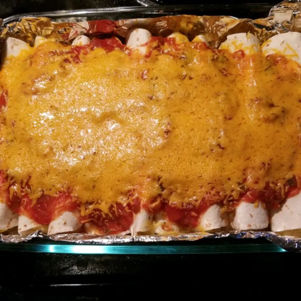 Creamy Chicken Enchiladas from Reynolds Wrap