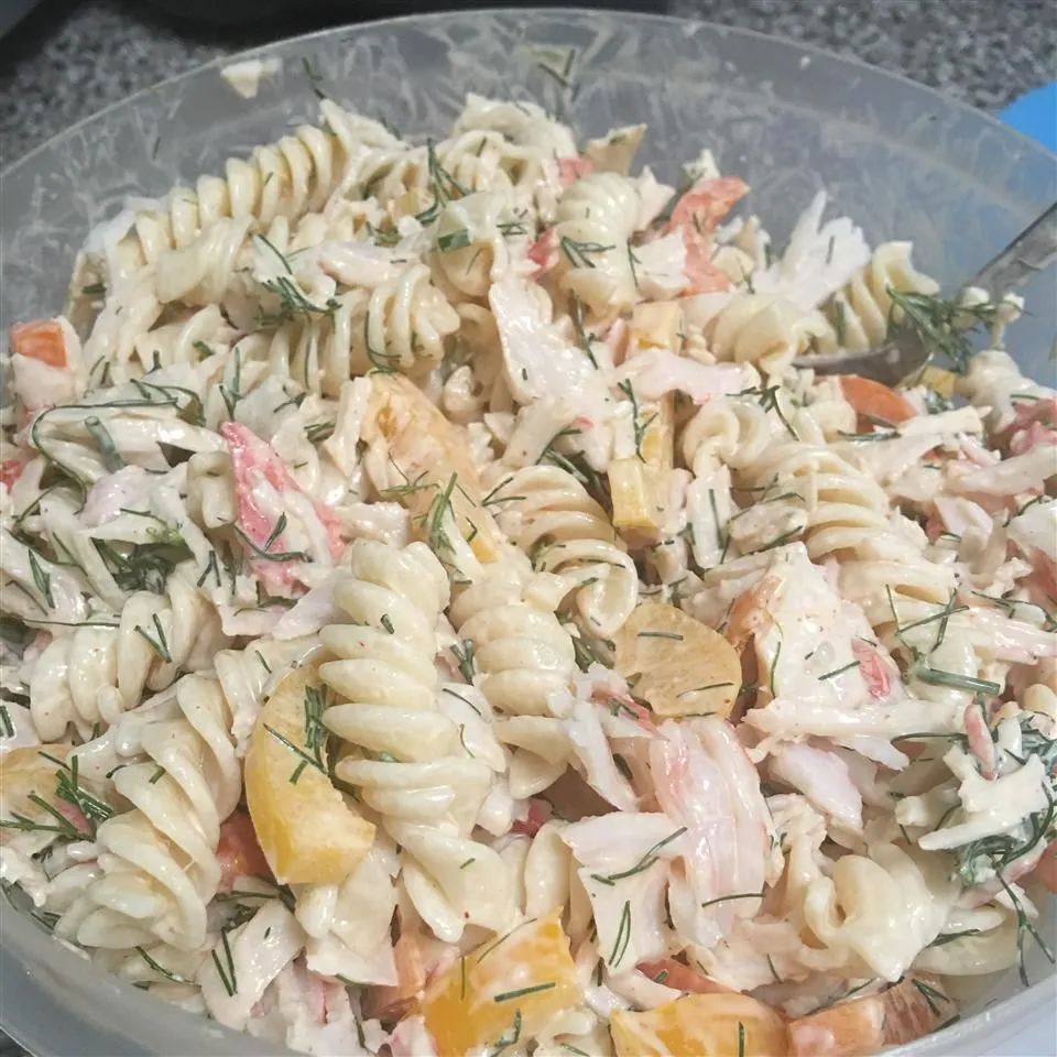 Creamy Crab and Pasta Salad