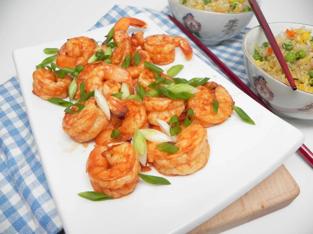 Air Fryer Sriracha-Honey Shrimp