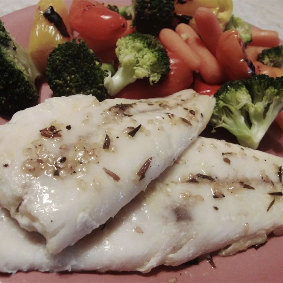 Broiled Sesame Cod