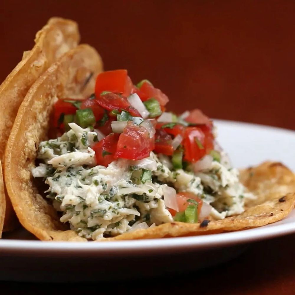 Creamy Cilantro Lime Chicken Tacos