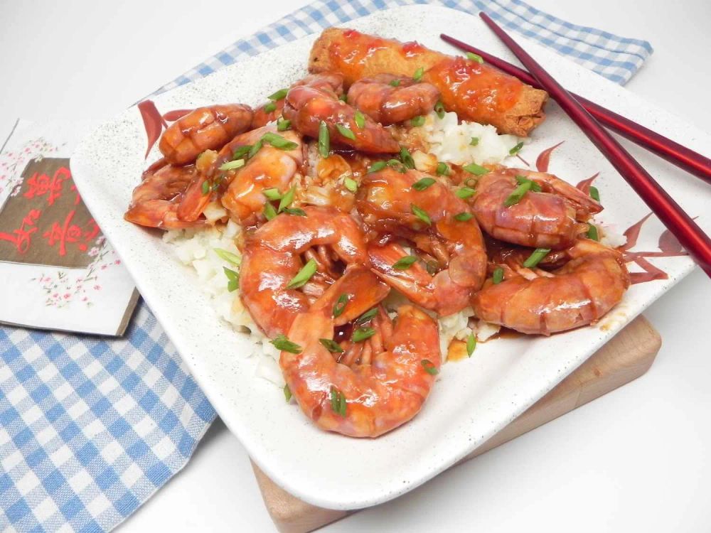 Instant Pot® Honey-Garlic Shrimp from Frozen