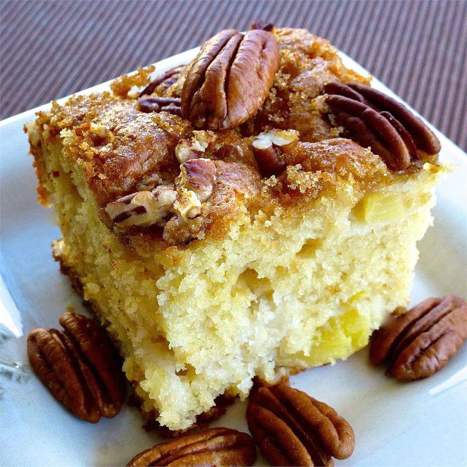 Pecan Pineapple Coffee Cake