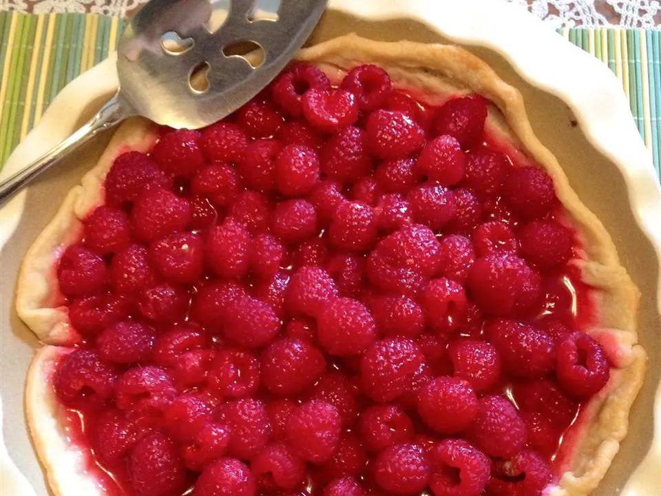 Summer Fresh Raspberry Pie