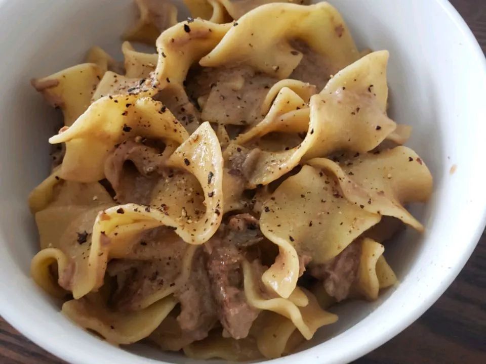 So Simple Beef Stroganoff