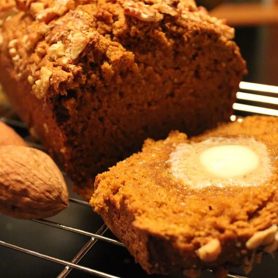 Double Pumpkin-Beer Bread