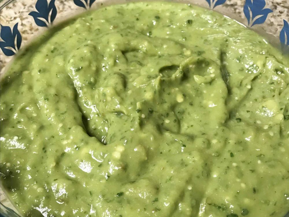 Mean Green Guacamole Salsa