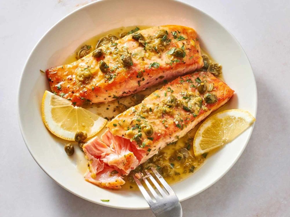 7-Minute Salmon Piccata